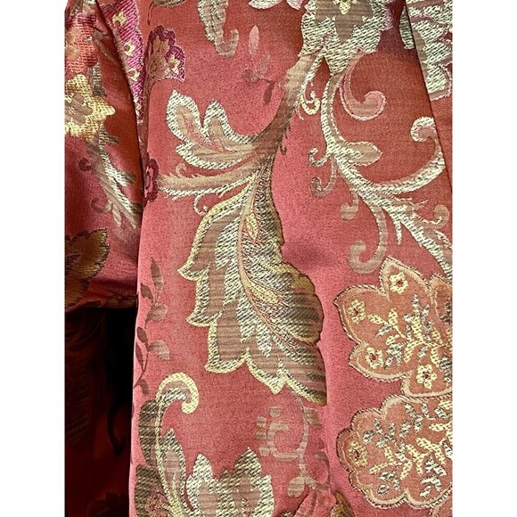 Connie Roberson Silk Floral Brocade‎ Blazer Jacket Women Lined Button USA Made - Picture 4 of 10